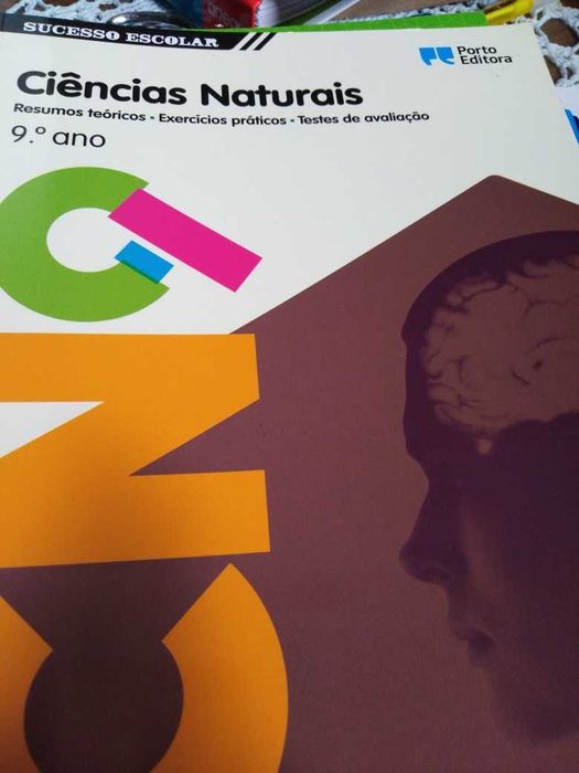 livros de ciências de 9ºano