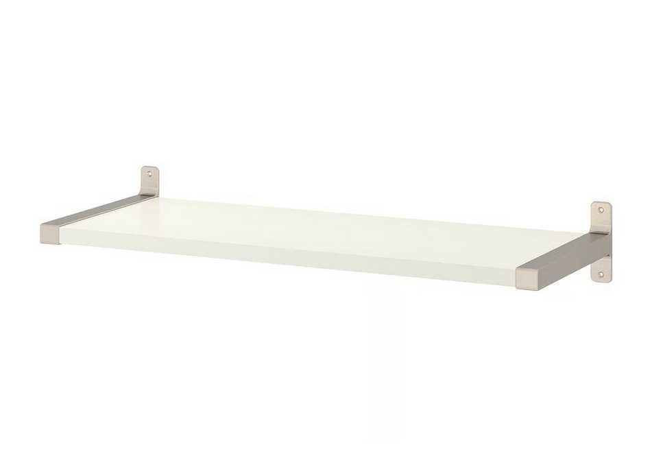 Ikea BERGSHULT GRANHULT biała półka ścienna 80x30 cm + wsporniki NOWA