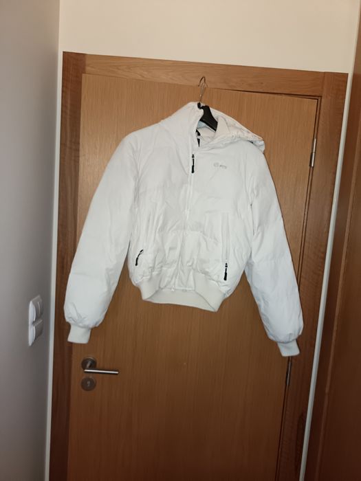 Kispo com gorro na cor branca