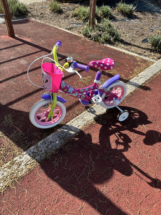 Bicicleta Minnie criança menina