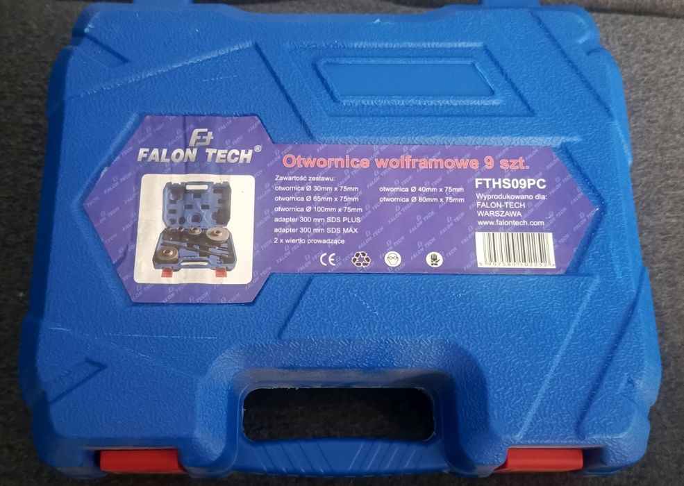 Zestaw otwornic 9 szt. Nowe