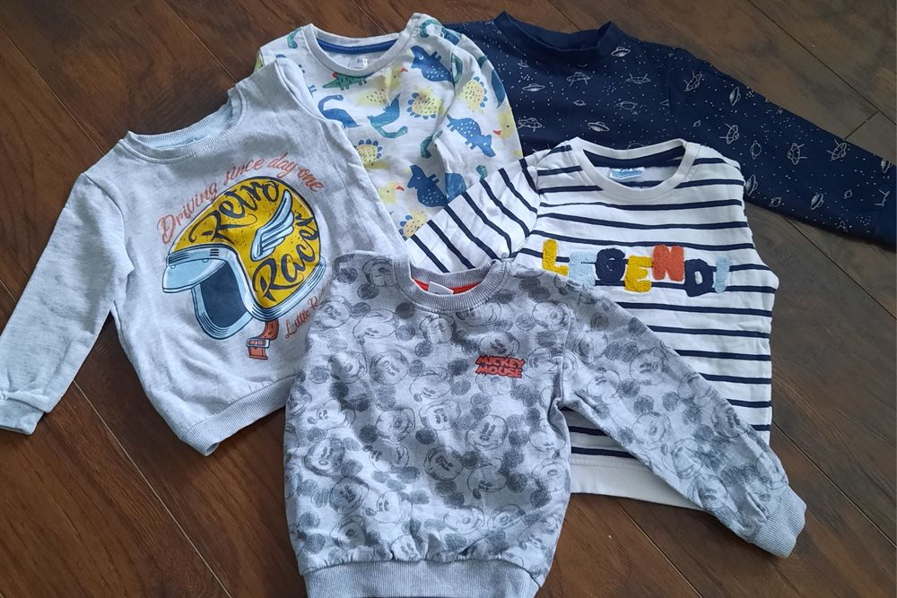 Bluzy,Bluzeczki dla chlopca rozmiar 92,SO Cute,Baby,Disney, Fox&bunny