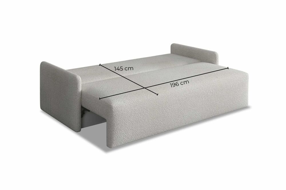 Kanapa Flavio. Sofa wersalka. Boucle baranek, sprężyny. Szybka dostawa