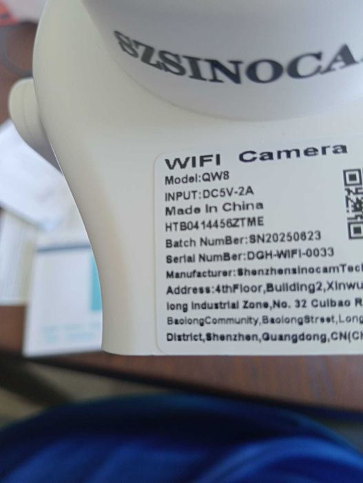 Câmara Vigilância Solar WiFi SZSINOCAM QW8 – Lente Dupla & 4K