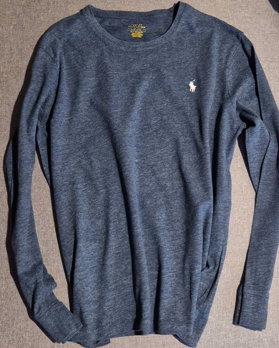 Bluzka męska t-shirt longsleeve casual logo RAPLH LAUREN POLO L tanio
