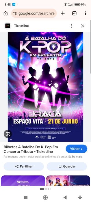Guerreiras k pop Braga espaço vita