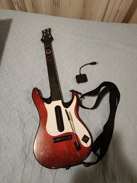 Guitarra + Dongle Guitar Hero PS3