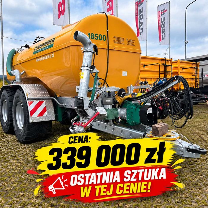 Wóz asenizacyjny Zunhammer SKE 18,5 18500– OSTATNIA SZTUKA W TAKIEJ CENIE!