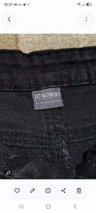 Продам котоновые джинсы на мальчика .