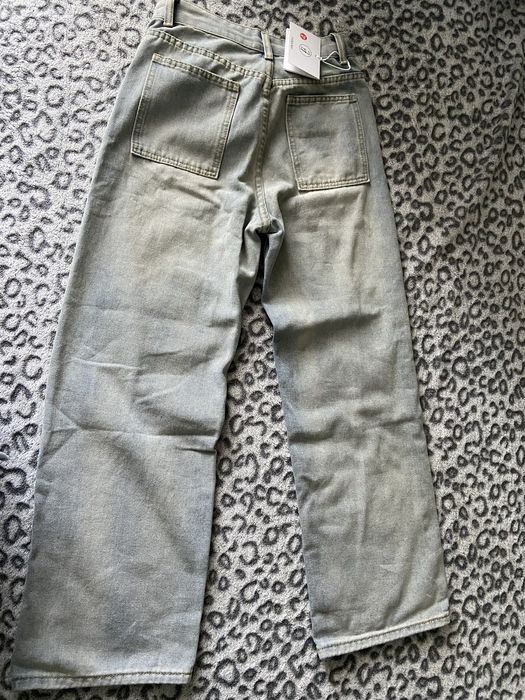 Широкие женские джинсы в корейском стиле размер S