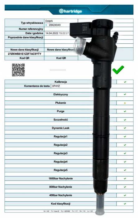 Wtryskiwacze KOMPLET 4 SZT 28.565.336 VW 1.6 TDI