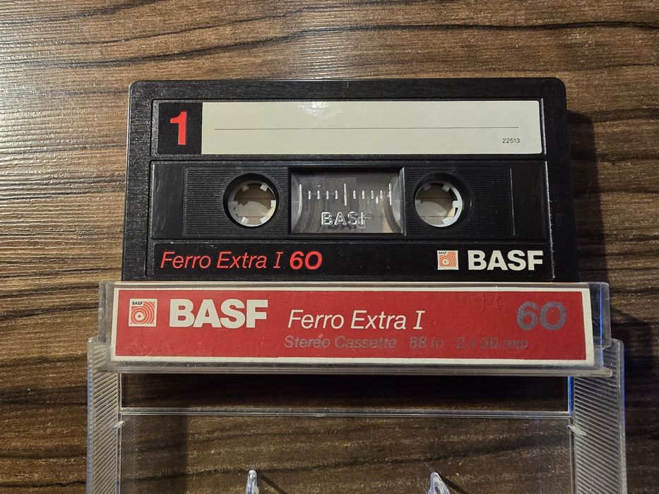 Kasety BASF Ferro Extra I 60 używane