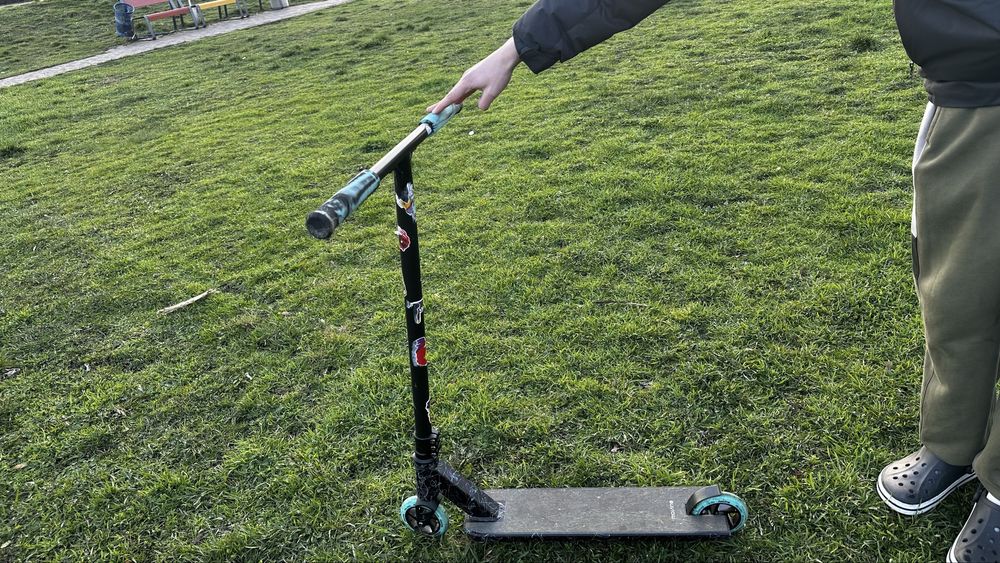 Трюковий самокат Movino Slave (blue)