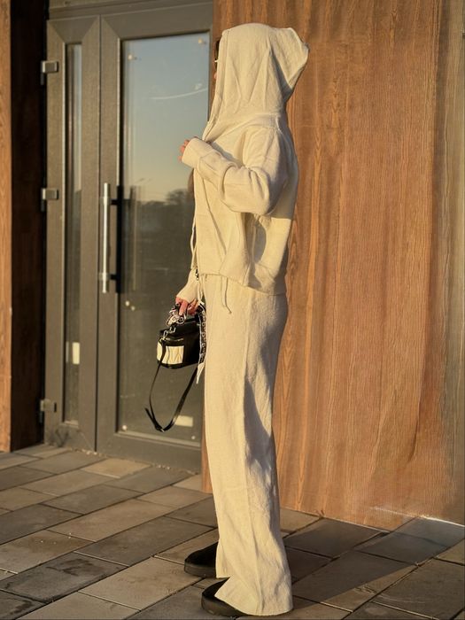 Теплий вʼязаний костюм на блискавці в кольорах Розмір S/M