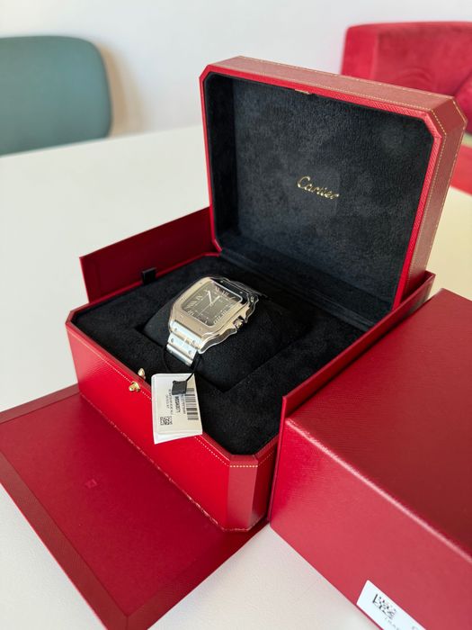 Cartier Santos de Cartier blue dial LARDE NEW