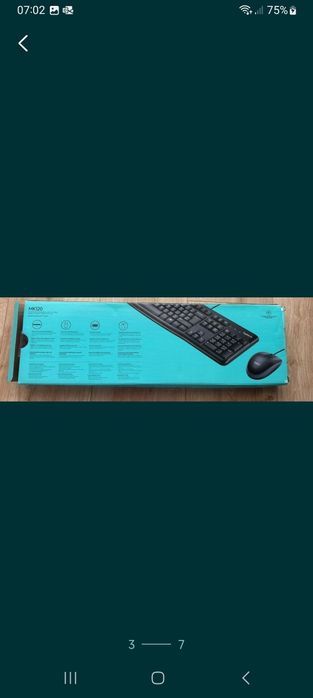 Lojitech teclado MK120 e rato óptico Lojitech desktop