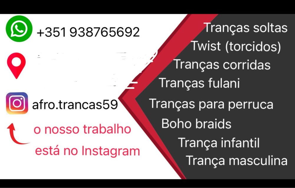 Trança africana/Trança americana