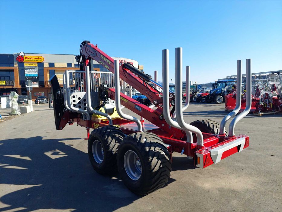 Przyczepa Leśna Tajfun GAP 140 + DOT 95K Najlepsza przyczepa na rynku!