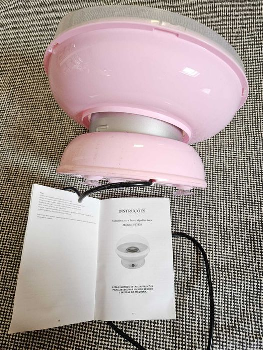 Máquina De Algodão Doce – Rosa | Funcional