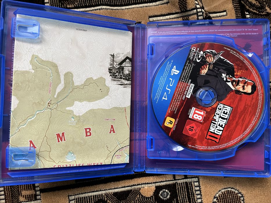 Диск PS 4/5 Red dead redemption 2, б/у
