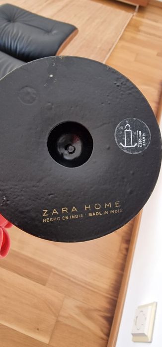 Lote de 2 Castiçais de metal da Zara Home