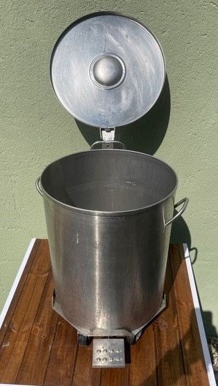 Balde lixo inox profissional