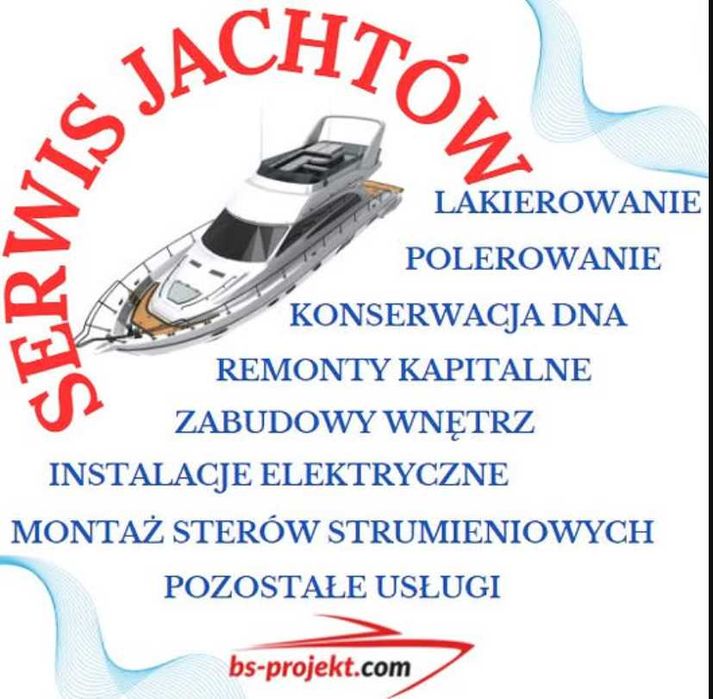 Serwis naprawa remonty konserwacja  jacht motorówka żaglówka houseboat łódź szkutnik serwis jachtów łodzi