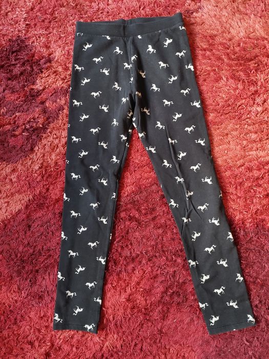 Legginsy/ spodnie /jednorożce/ 140 cm