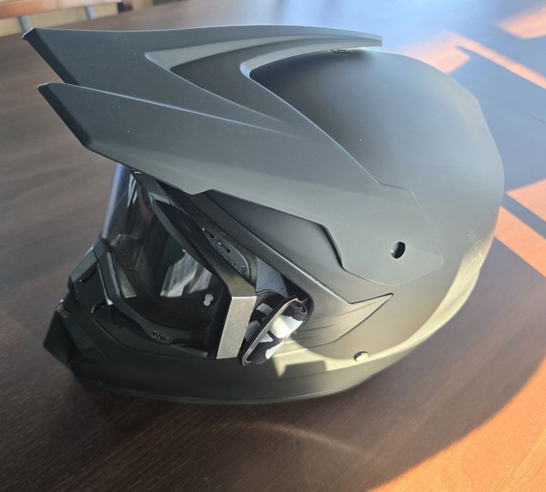 Kask na hulajnoge, crossa, rower z torbą na kask