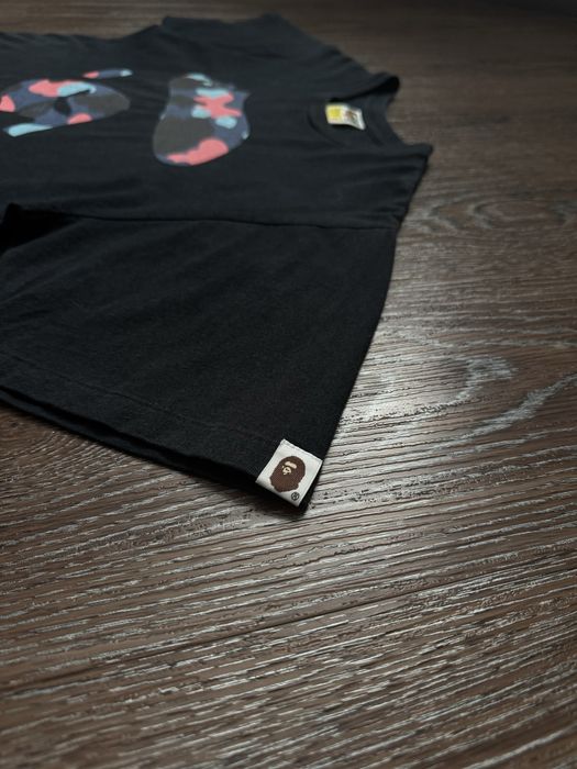 Legit! Футболка bape x palm angels colour camo face tee a bathing ape