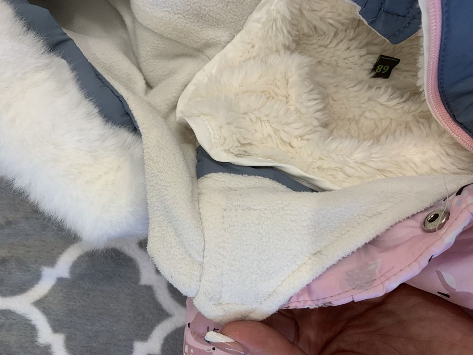 Комбинезон зимний на девочку + подарок