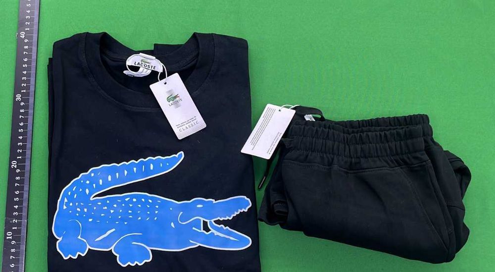 Conjunto Lacoste - T-shirt e Calçoes 3xl Preto