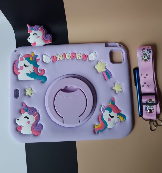 Etui EspZanthic do iPad Pro 11" (M4, 2024, 5. gen.) z motywem jednoroż