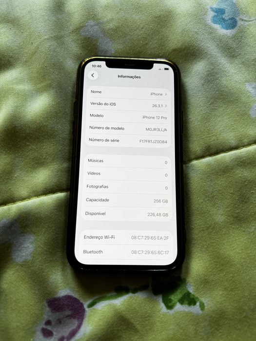 Apple iPhone 12 Pro 256GB Preto