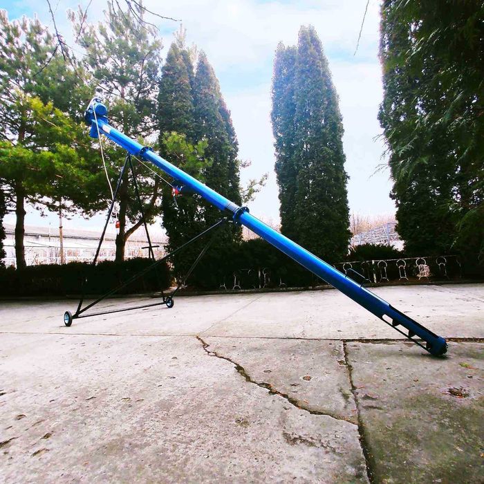 Шнековий навнтажувач, транспортер, погрузчик, конвейер 133*8*220