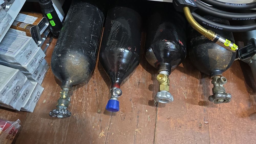 Вуглекислотний балон. Аргон. Азот. Суміш. Гелій