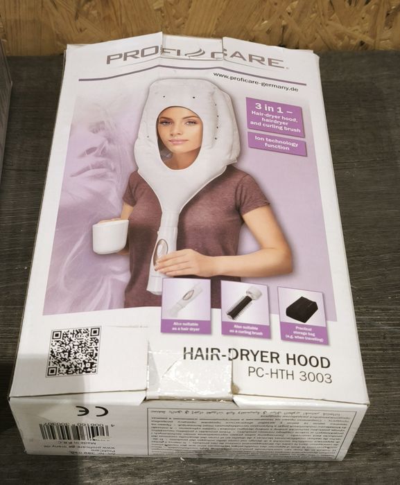 Secador de cabelo carapuça