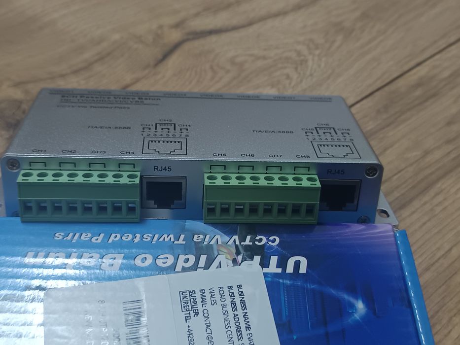 8-kanałowy pasywny transformator wideo Video Balun