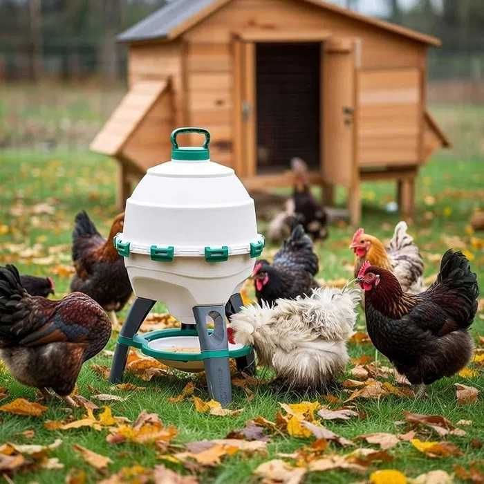 Poidło dla kur syfonowe na nóżkach zasobnik 25 l OPTIMUS