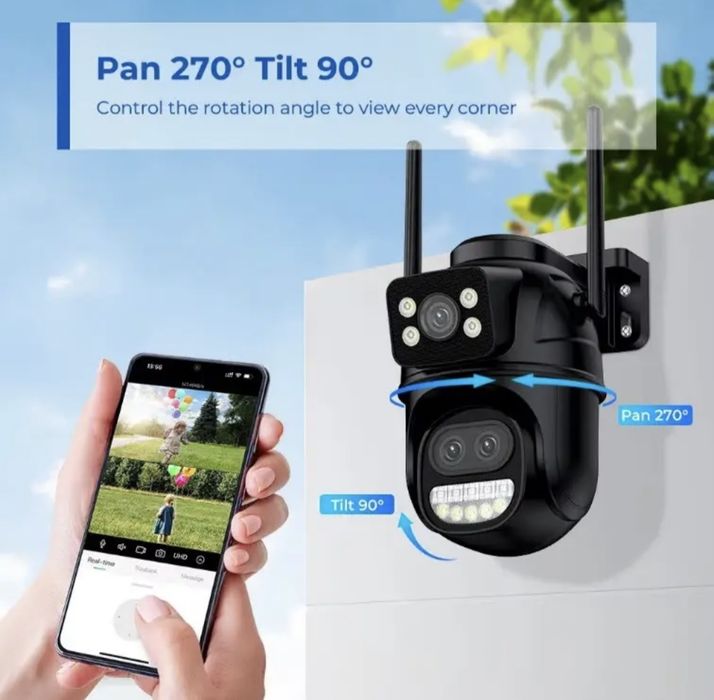 Зовнішня поворотна WiFi камера