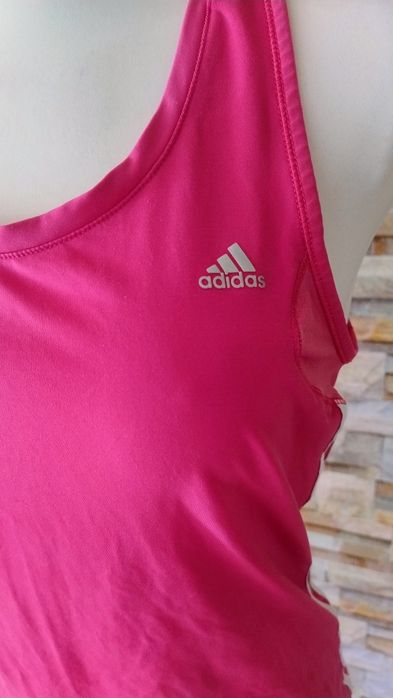 Różowy sportowy top tank rozmiar M. Adidas