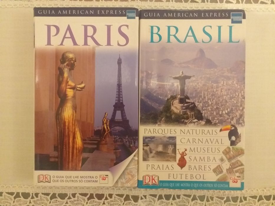 Guia american Exp;ILHASGREGAS;PARiS;Brasil.N.IORQUE;Califórnia.Noruega