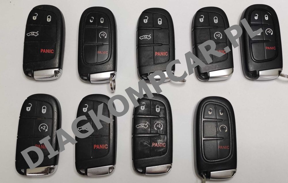 Kluczyki keyless z pilotem dodge Europa Usa