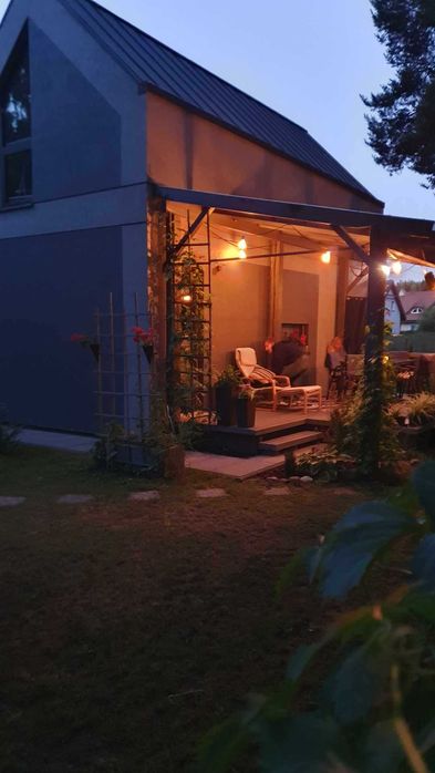 Domek z tarasem przy lesie w Rowach - 600 m do plaży