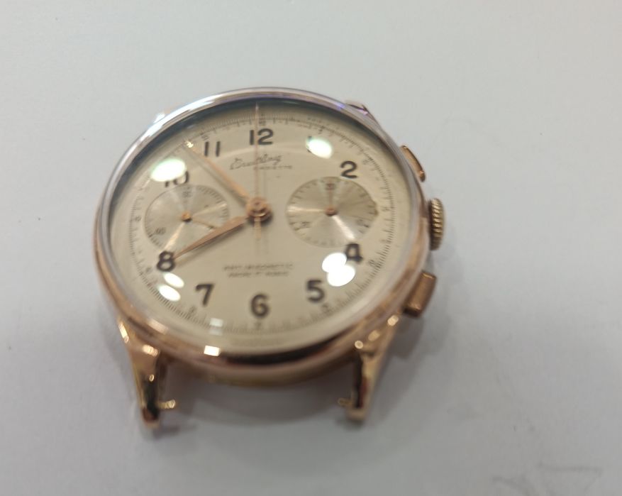 Relógio Breitling Cadete caixa em Ouro