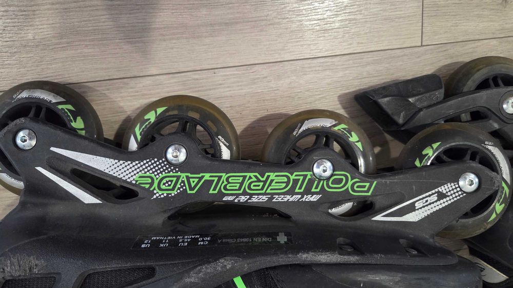 Rolki Rollerblade 45.5 w bardzo dobrym stanie technicznym