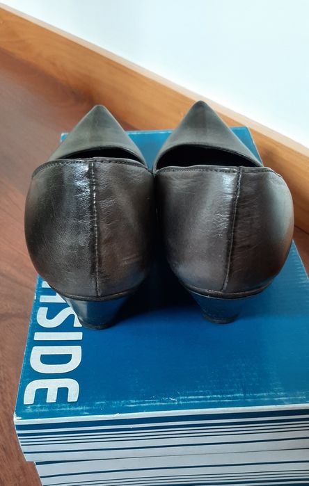 Sapatos cinza esverdeado, Seaside, tam.35