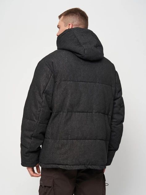 Куртка тёплая с капюшоном мужская Reserved XL-2XL Чёрная.