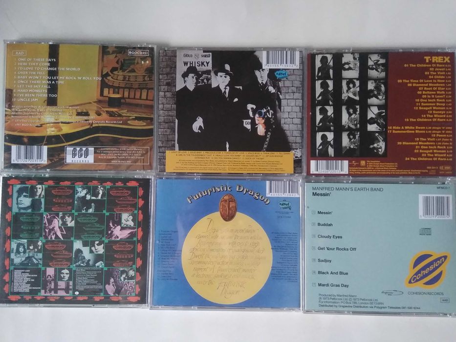 Grand Funk/Alan Parsons Project/Alvin Lee/T.Rex/cd.