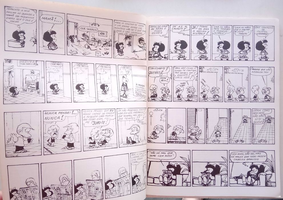 Quino  - - - Deixem a Mafalda Voar - - - - -Livro